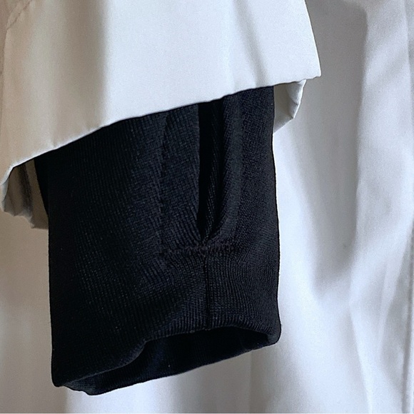 Champion Lightweight Polyester Jacket White/Black Trim Womens Size Medium ECU - Picture 8 of 12